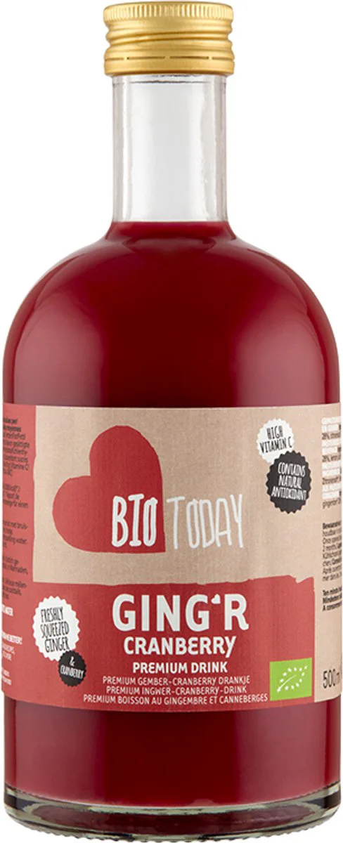 BioToday Ginger Cranberry Premium Drink 500ML