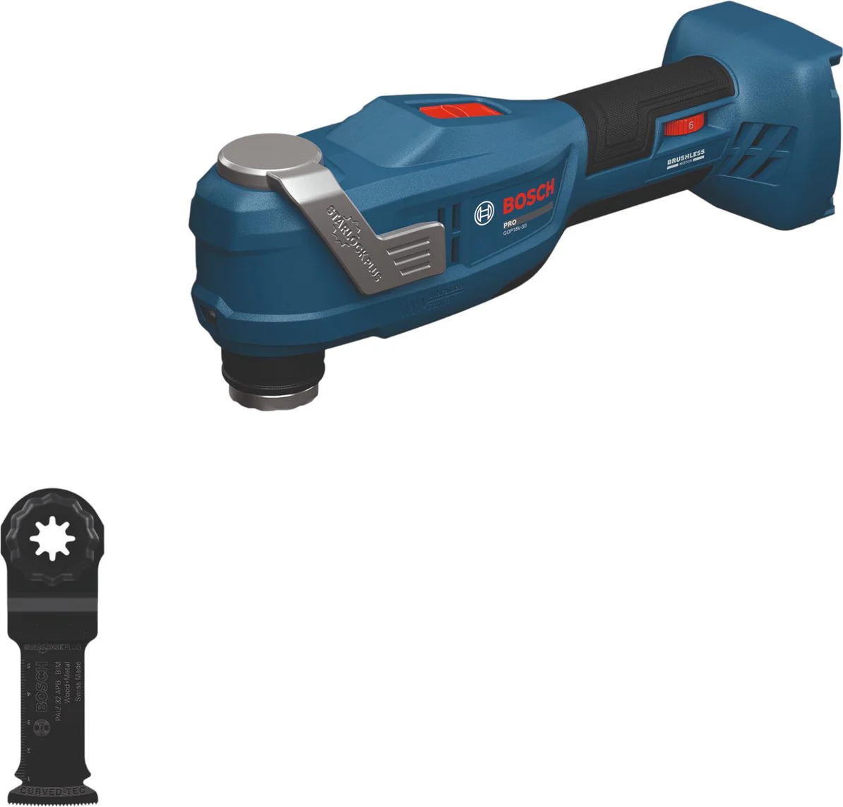 Bosch Professional PRO GOP 18V-30 Accu multitool 18V Basic Body - 06018G3000