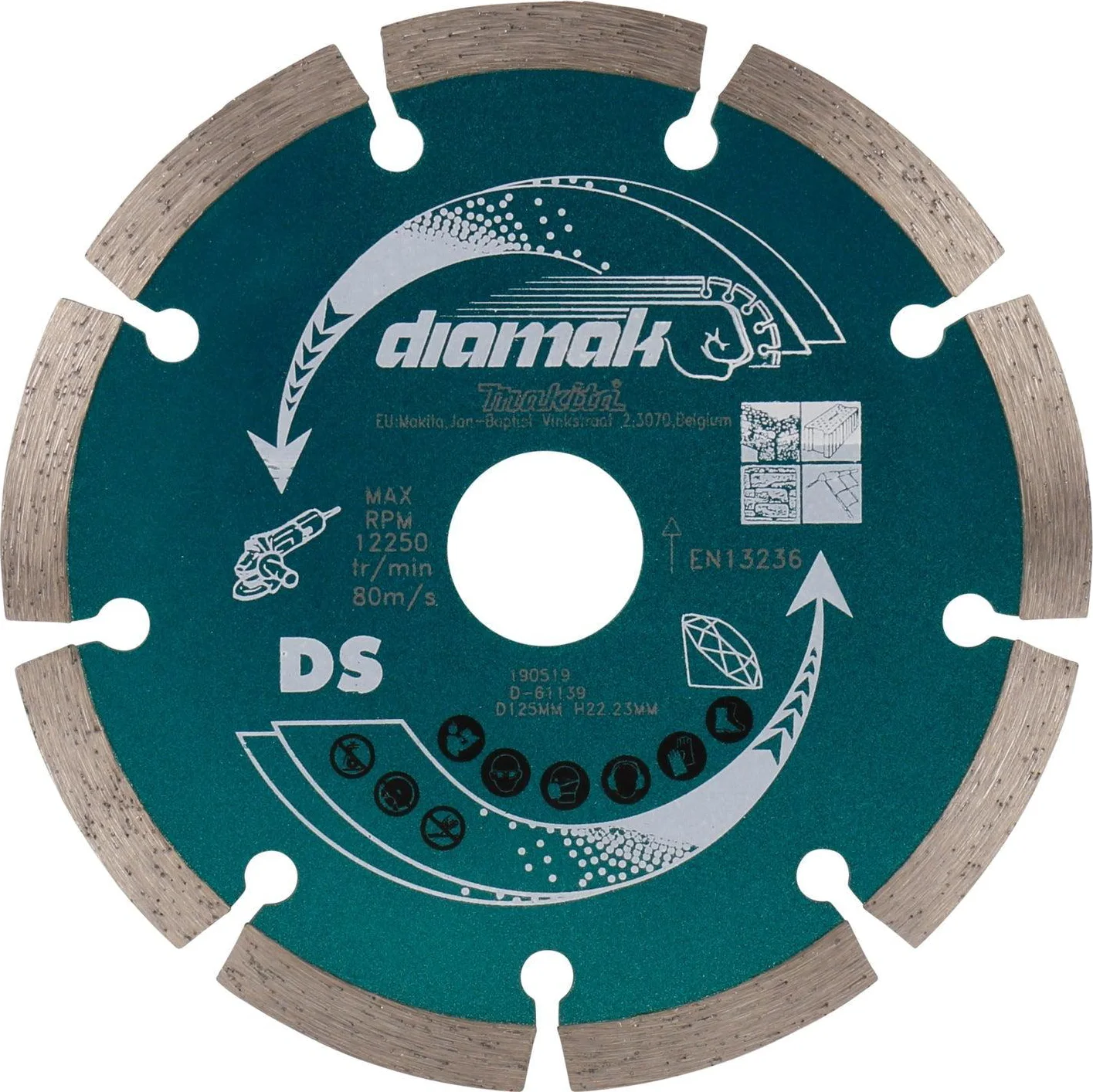 Makita D-61139 Diamantschijf 125x22,23x1,8mm