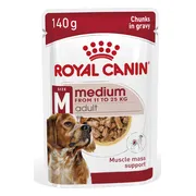 10x Royal Canin Medium Adult Hondenvoer Nat 140 gr