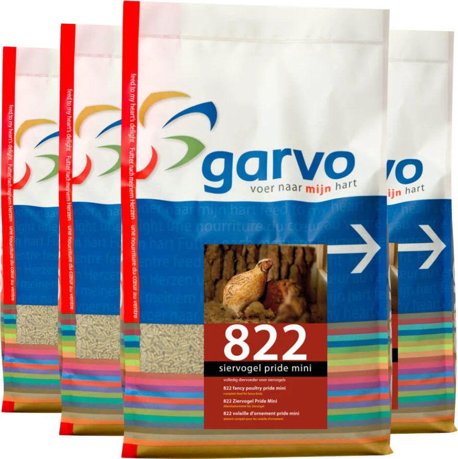 4x Garvo Siervogel Pride Mini 4 kg