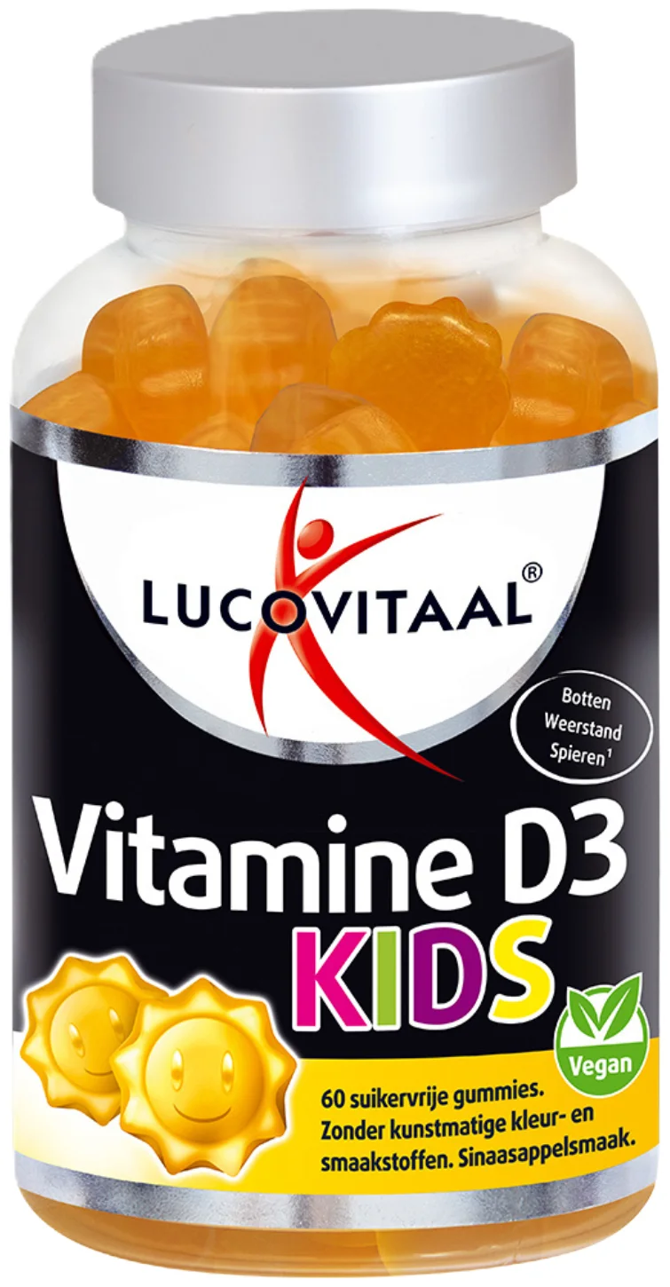 Lucovitaal Vitamine D3 Kids 10mcg Gummies 60ST