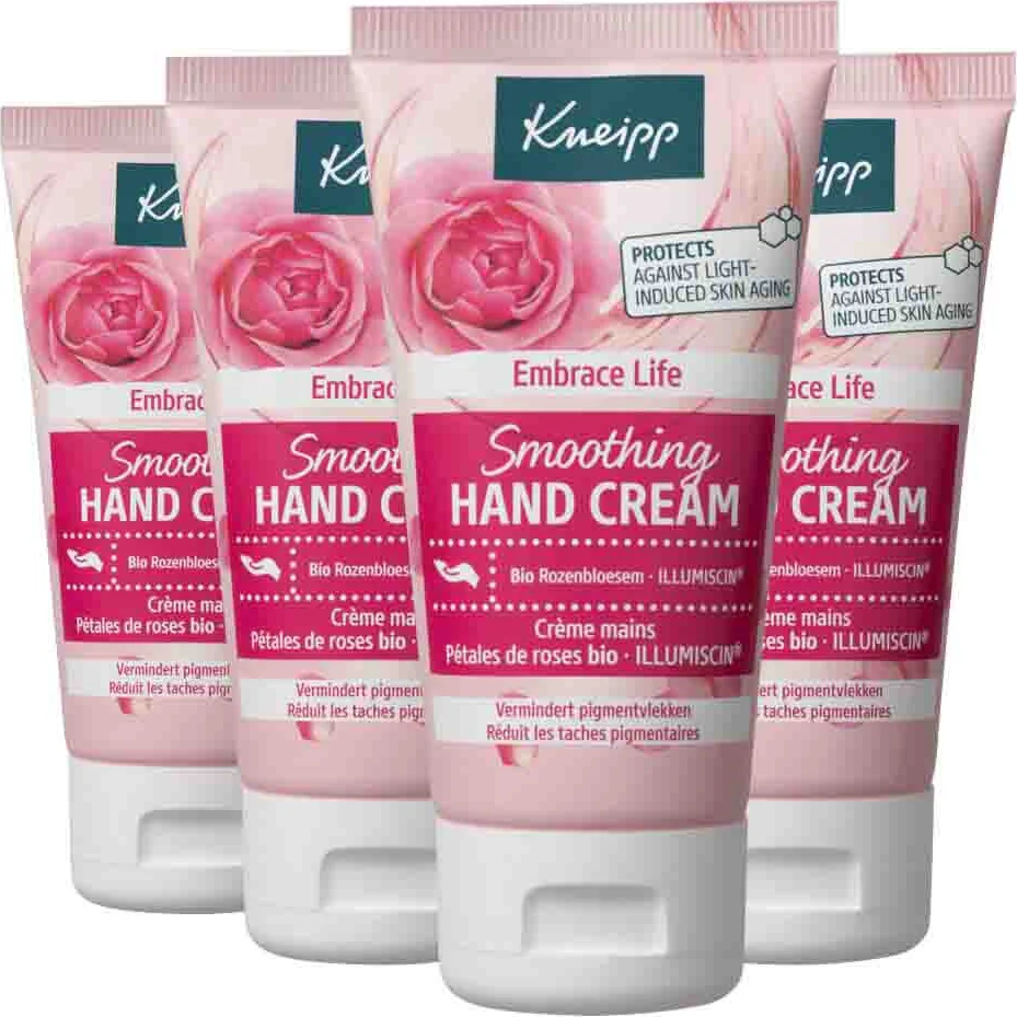 4x Kneipp Handcrème Embrace Life 50 ml