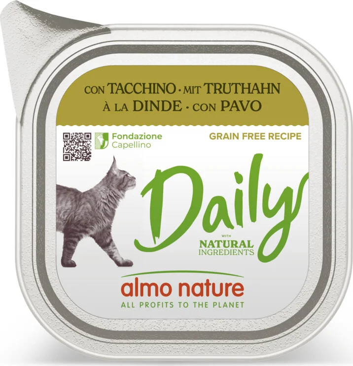 Almo Nature Daily Kattenvoer Kalkoen 100 gr
