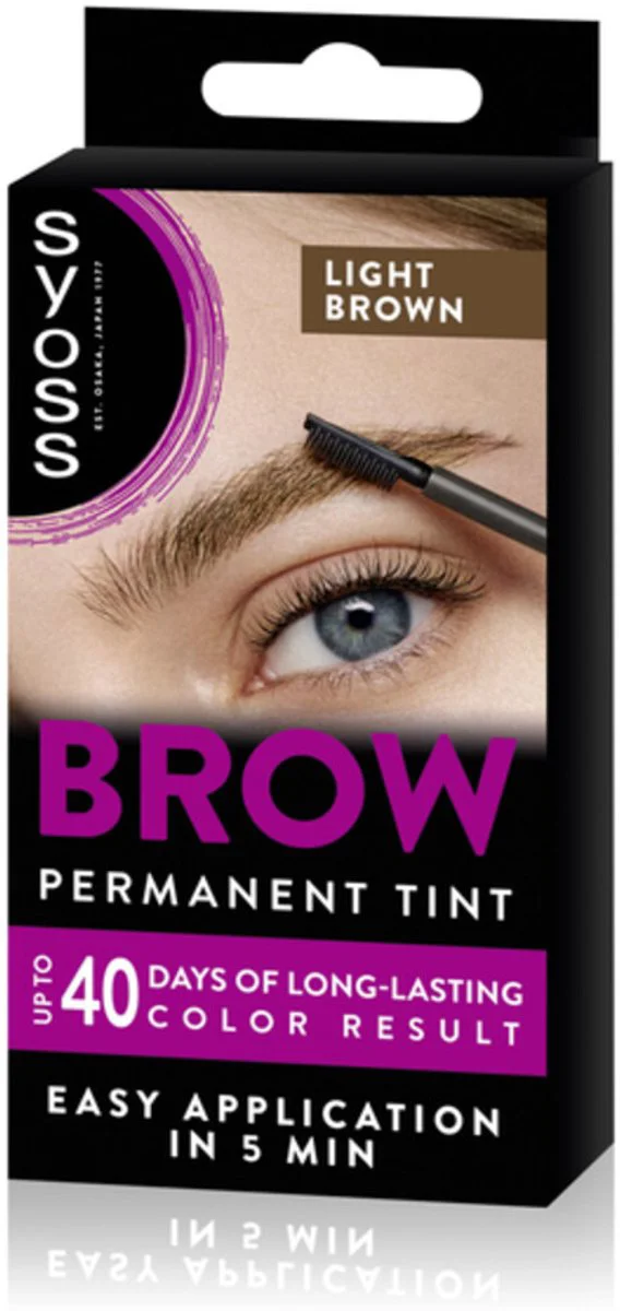 3x Syoss Browtint Light Brown