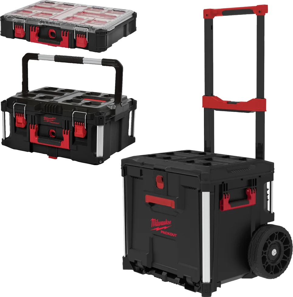 Milwaukee PACKOUT™ kofferset met lades 3-delig - 4932498984