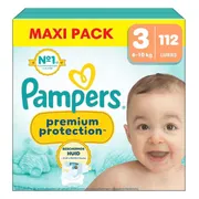 Pampers Premium Protection Luiers Maat 3 (6-10 kg) 112 stuks