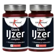 2x Lucovitaal Sterk IJzer Complex 30 tabletten