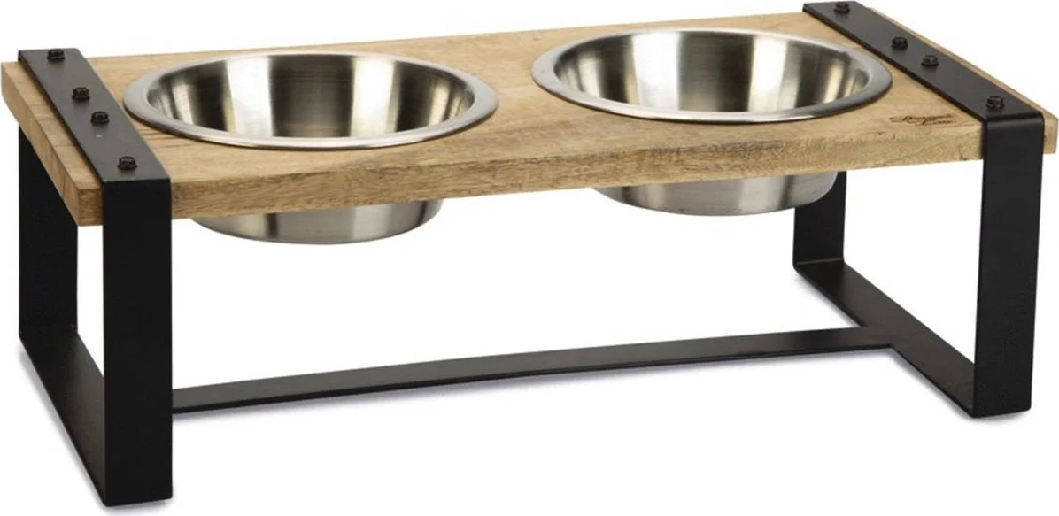 Designed by Lotte Dinerset Karinto Hout - Metaal 2 stuks 56 x 28 x 18 cm