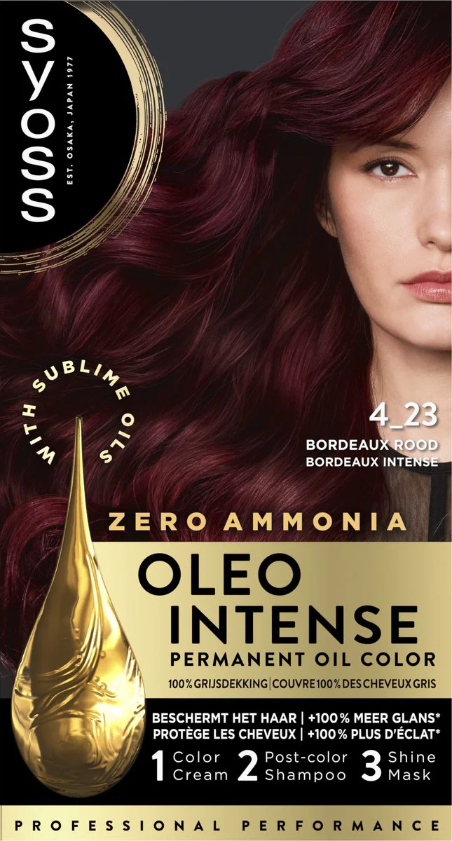 Syoss Oleo Intense 4-23 Bordeaux Rood