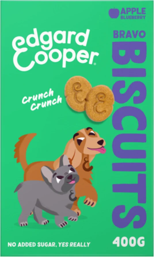 Edgard & Cooper Adult Biscuit Appel & Blueberry 400 gr