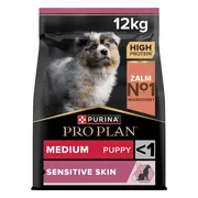 Pro Plan Hondenvoer Droog Puppy Medium Sensitive Skin Zalm 12 kg