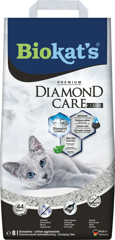 Biokat's Kattenbakvulling Diamond Care Classic 8 liter