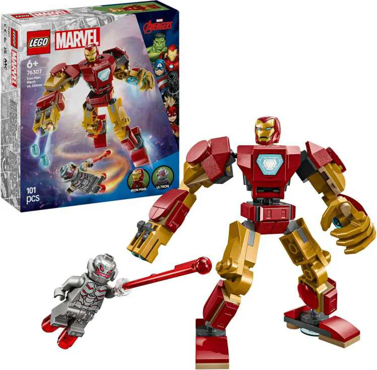 LEGO Marvel Iron Man mecha vs. Ultron 76307
