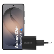 Samsung Galaxy S26 Plus 256GB Zwart 5G + BlueBuilt Oplader 45 Watt Zwart