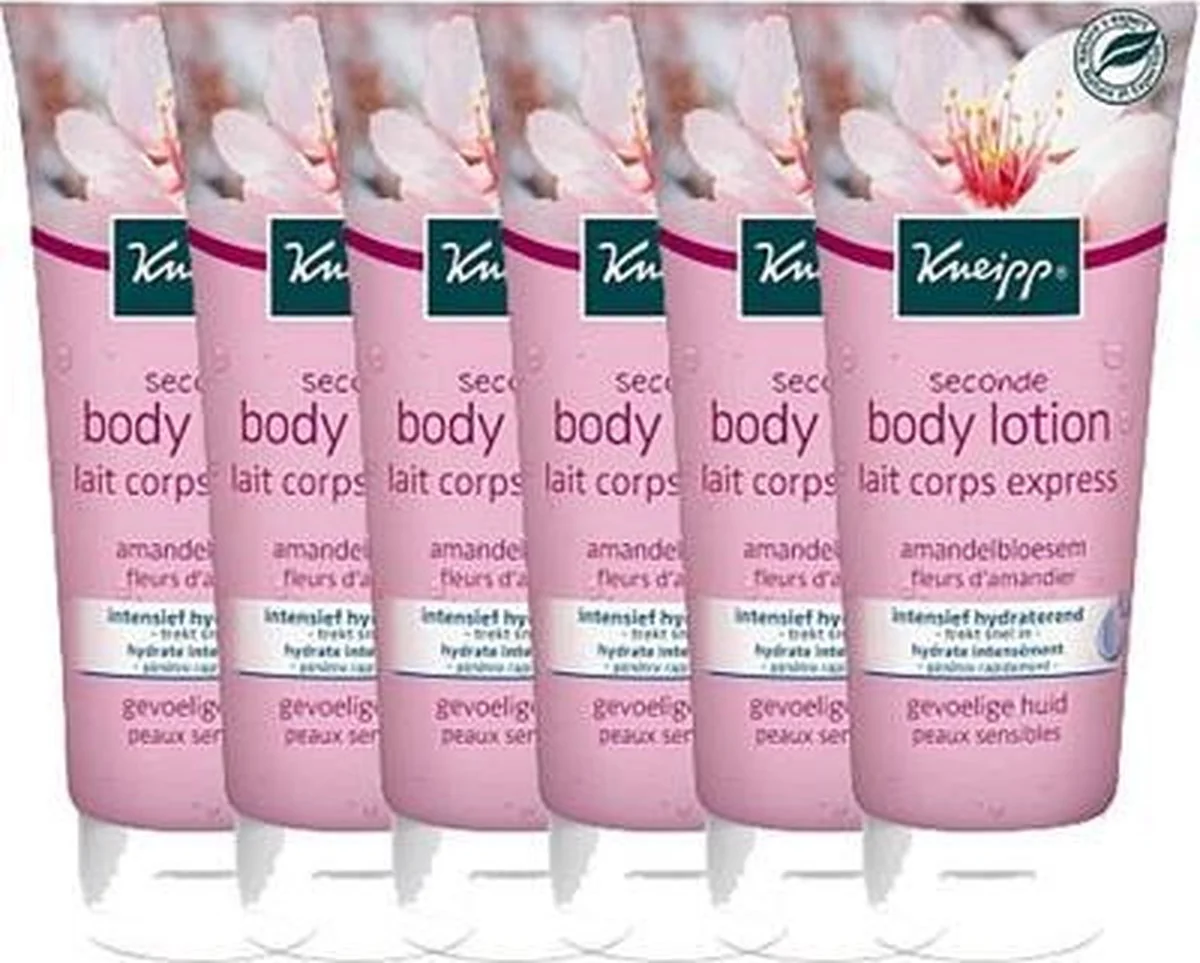 6x Kneipp Bodylotion Amandelbloesem 200 ml