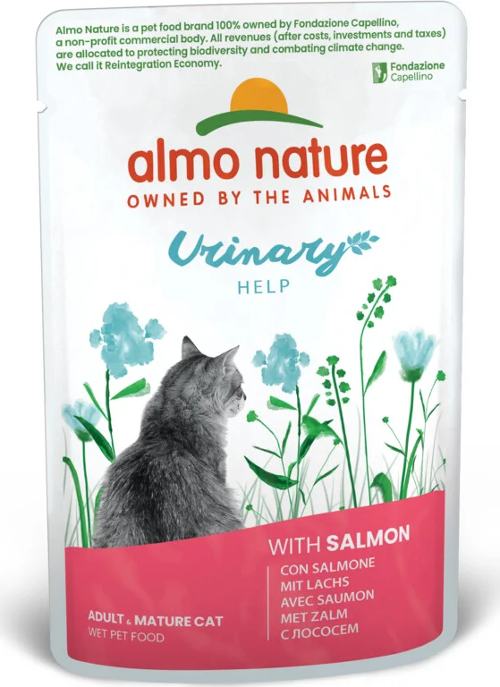 Almo Nature Kattenvoer Nat Urinary Help Zalm 70 gr