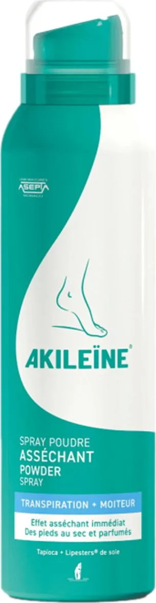 Akileine Poeder Spray Voeten Zeer Sterke Transpiratie 150ML