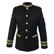Fjesta© Carnavalsjas heren zwart - Uniform jas - Maat XL - Carnavalskleding Heren - Carnaval