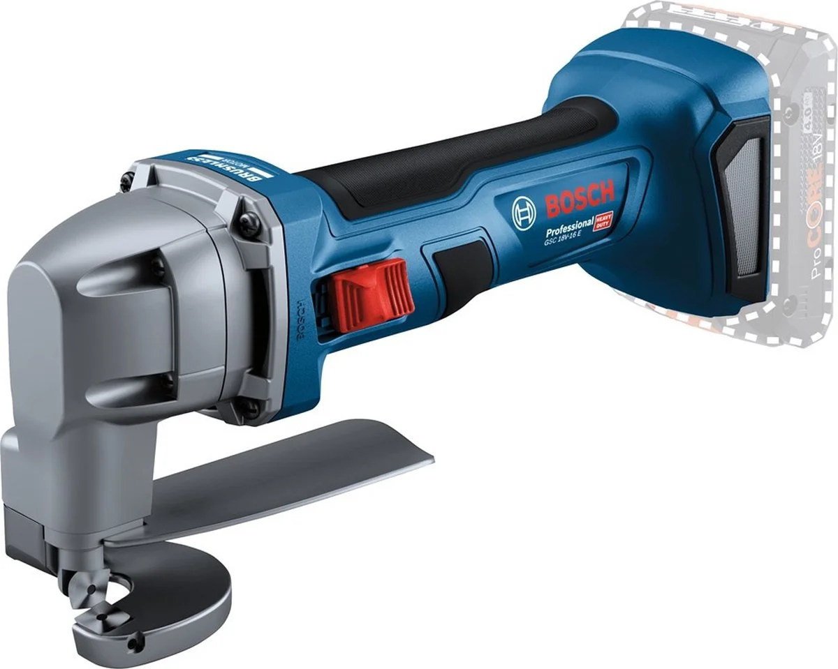 Bosch Professional GSC 18V-16 E Accu plaatschaar 18V Basic Body - 0601926300