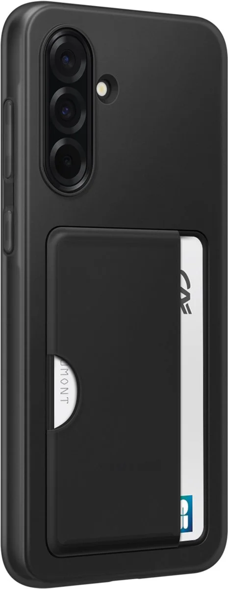Samsung Galaxy A36 Card Slot Back Cover Zwart