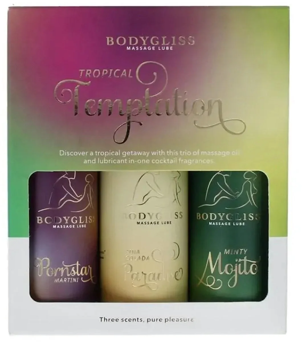 Bodygliss Massage Lube Tropical Temptation Giftset