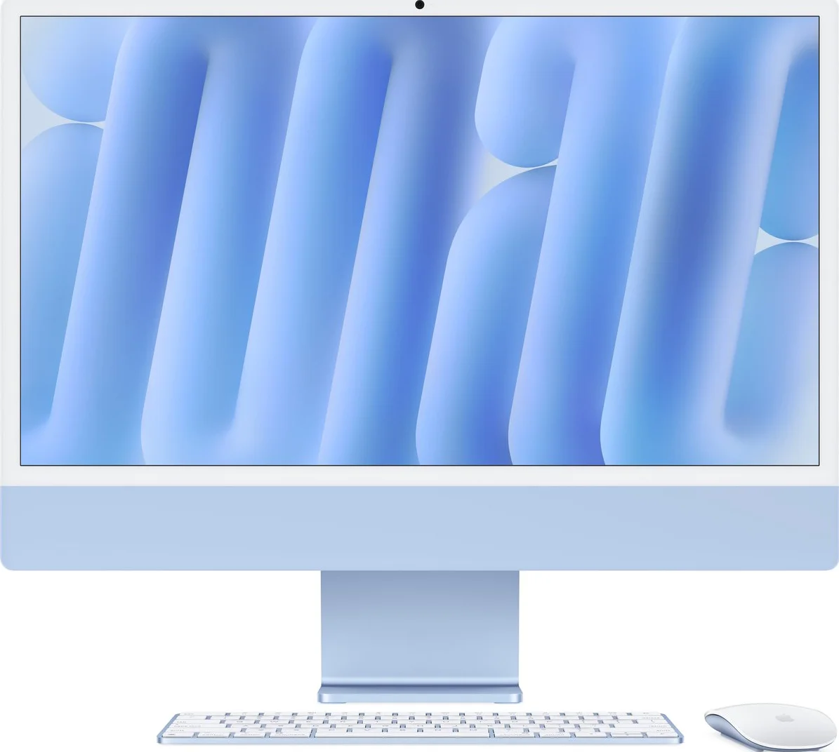 Apple iMac 24 inch M4 (8 core CPU/8 core GPU) 16GB/256GB Blauw QWERTY