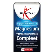 3x Lucovitaal Magnesium Vitamine en Mineralen Compleet 30 tabletten