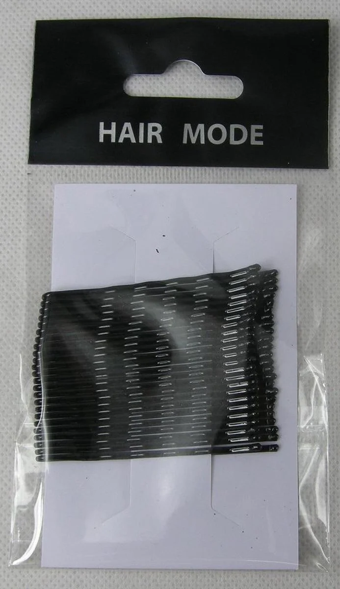 Hair Mode Schuifspeldjes Zwart 24ST