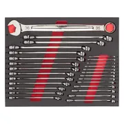Milwaukee TOOLGUARD™ Foam inlay MAXBITE™ ringsteeksleutelset 27-delig - 4932493247