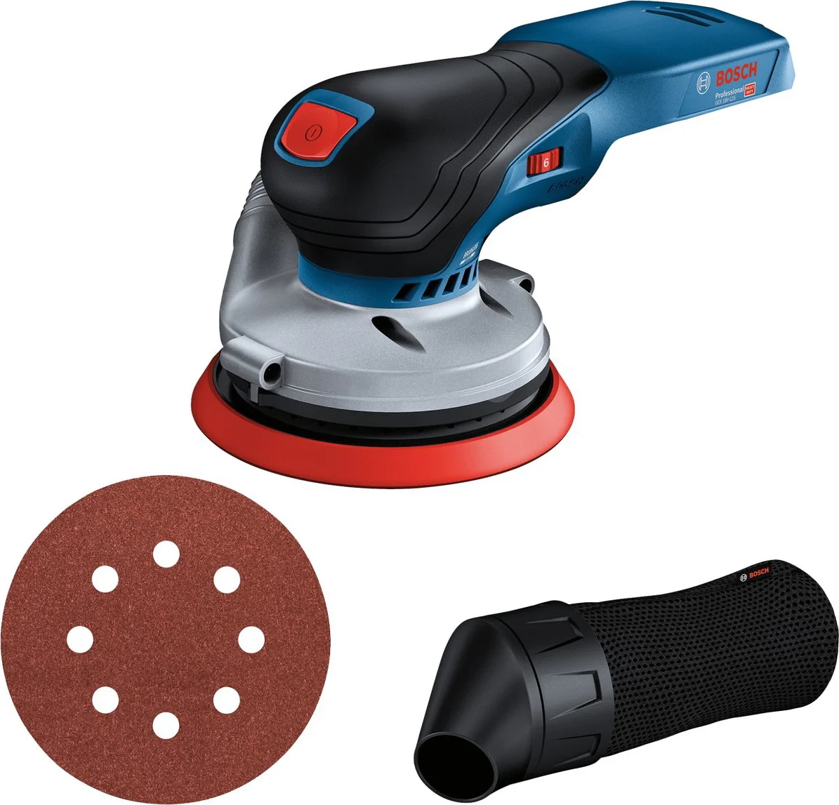 Bosch Professional GEX 18V-125 Accu Excenterschuurmachine 18V Basic Body - 0601372201