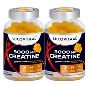2x Lucovitaal Creatine 3000mg Gummies 60 stuks
