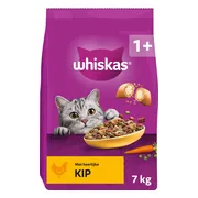 Whiskas 1+ Kattenbrokken Kip 7 kg