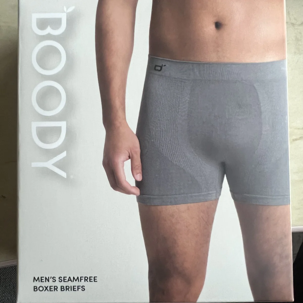 Boody Naadloze Herenboxer Charcoal Large