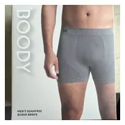 Boody Naadloze Herenboxer Charcoal Large