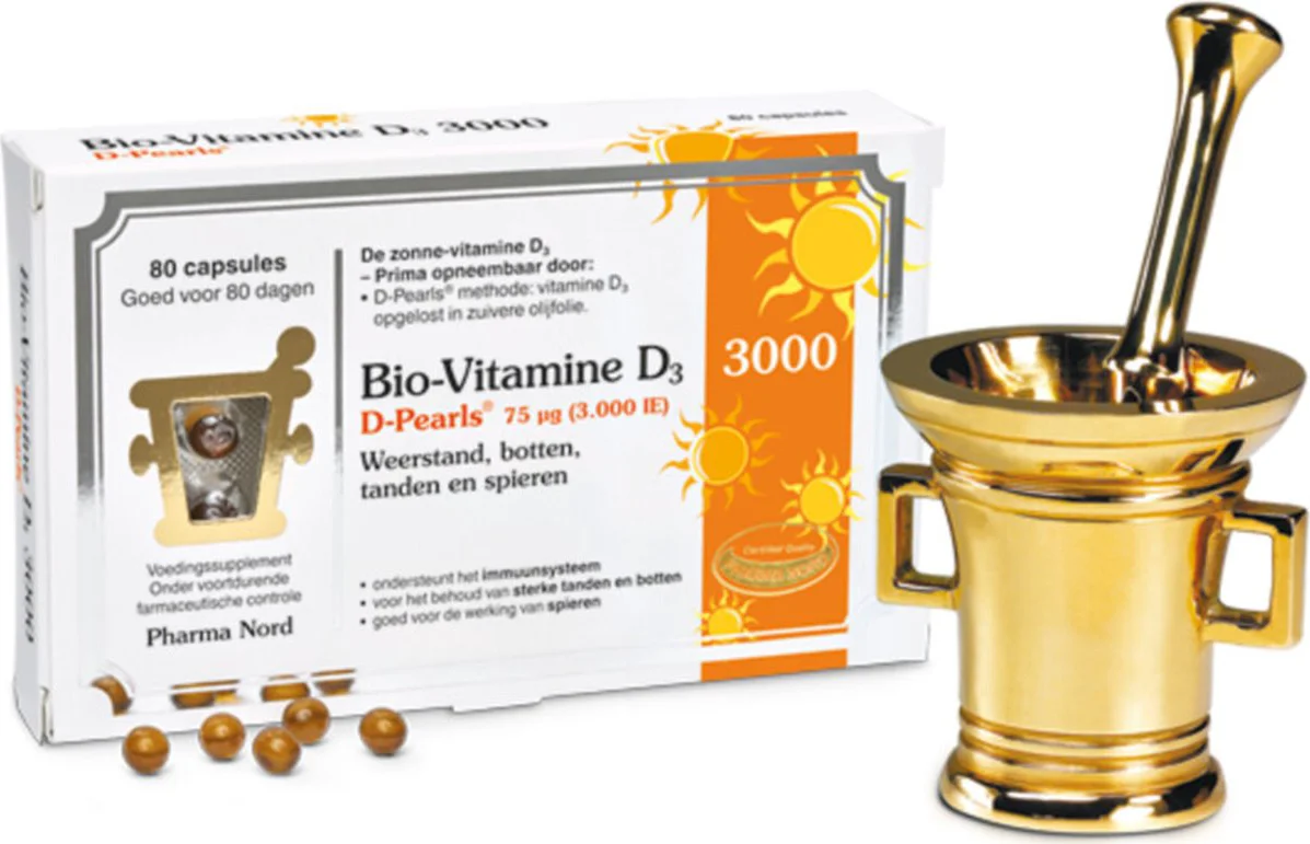Pharma Nord Bio-Vitamine D3 75mcg 3000ie Capsules 80CP