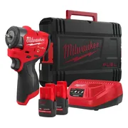 Milwaukee M12 FUEL™ FSCIWF14-252X Accu slagmoersleutel 95Nm 1/4" frictiering 12V 2.5Ah in HD-Box - 4933498974