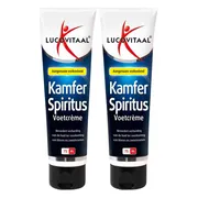 2x Lucovitaal Voetcrème Kamfer Spiritus 75 ml