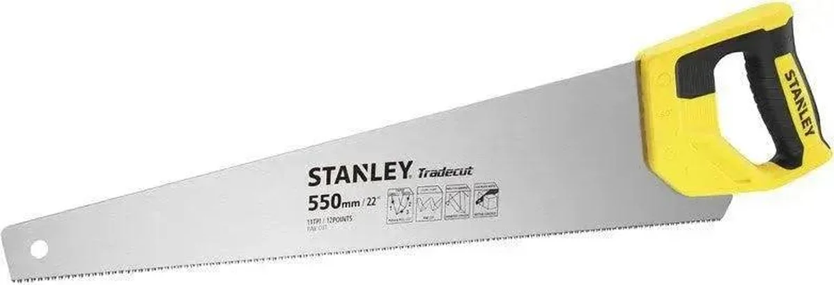 Stanley STHT1-20353 Houtzaag Fijn 550mm 11 TPI