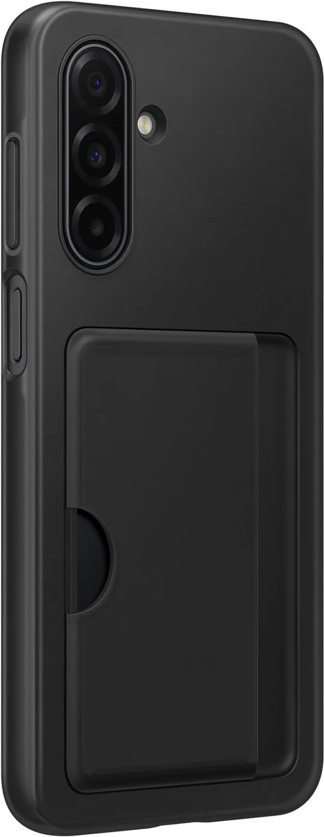 Samsung Galaxy A17 Card Slot Back Cover Zwart