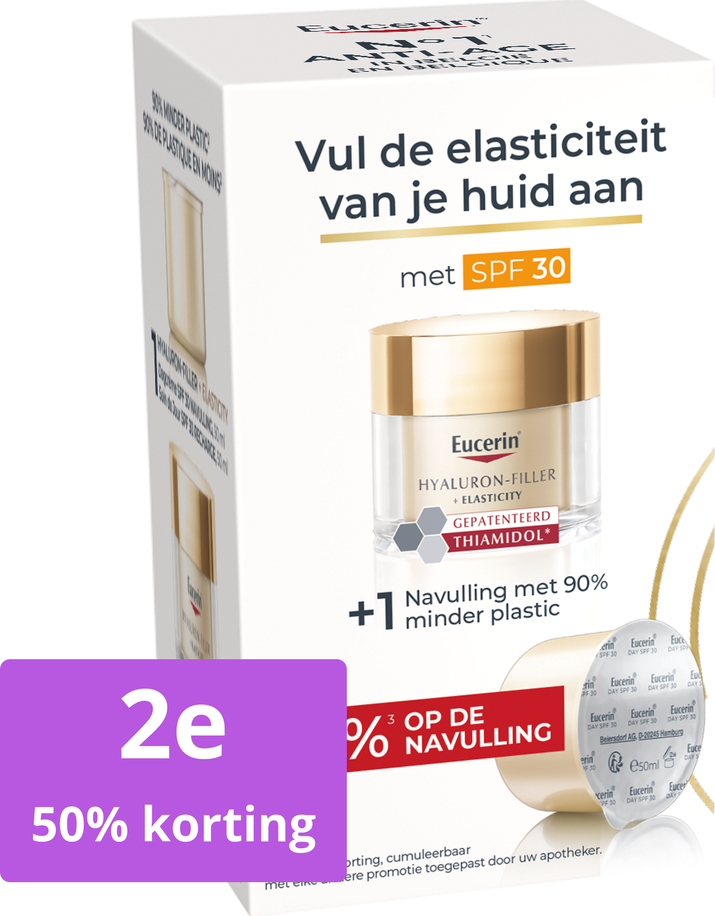 Eucerin Hyaluron-Filler Elasticity Dagcrème SPF30 + Navulling