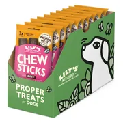 10x Lily's Kitchen Hondensnack Chew Sticks Rund 120 gr