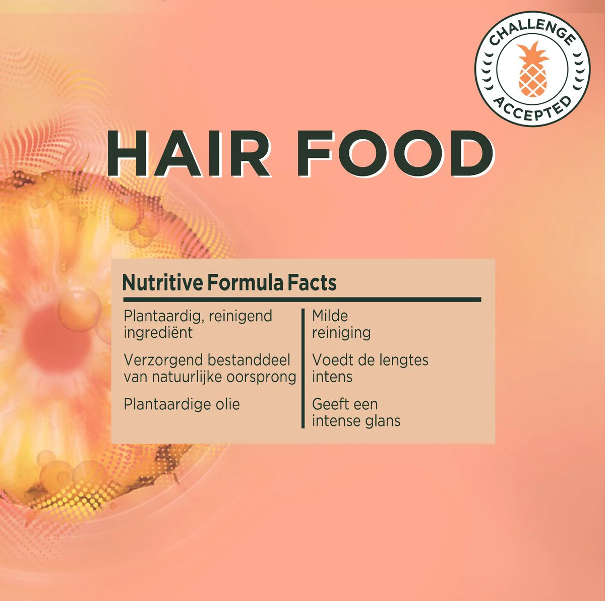 Garnier Fructis Pineapple Hair Food Shampoo 350ML