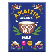 Amaizin Organic Coconut Milk Without Guar Gum 200ML