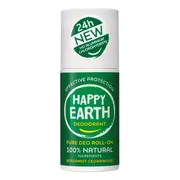 Happy Earth 100% Natural Deo Roll-On Bergamot Cedarwood 75ML