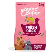 Edgard & Cooper Hondenvoer Droog Puppy Eend & Kip Medium 1 kg