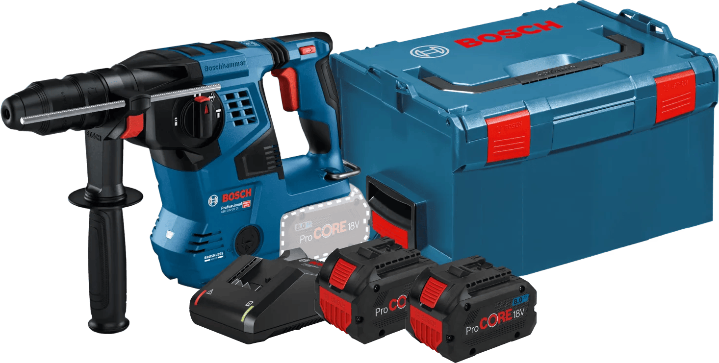 Bosch Professional GBH 18V-22 8,0 Ah ProCORE Accu (2x) Starterspakket