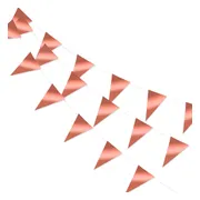 Q2P - Slingers - Verjaardag - Versiering - Vlaggenlijn - Feestartikelen - Feest - Decoratie - Slinger - Rose Goud