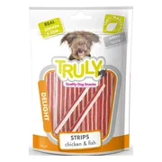 Truly Hondensnack Strips Chicken & Fish 90 gr