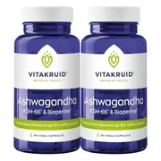 2x Vitakruid Ashwagandha KSM-66 & Bioperine 60 vegacapsules